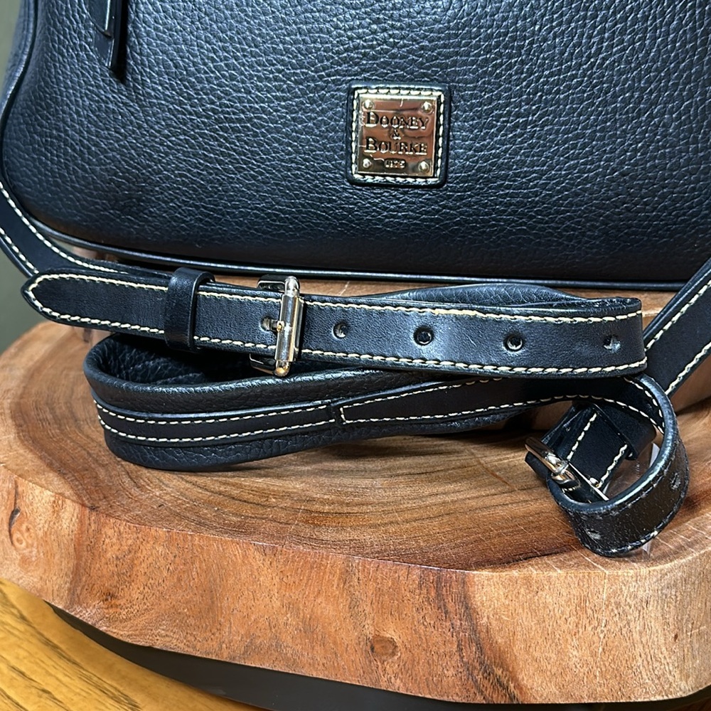 DOONEY & BOURKE Black Pebble Leather Presley Crossbody - Picture 9 of 16